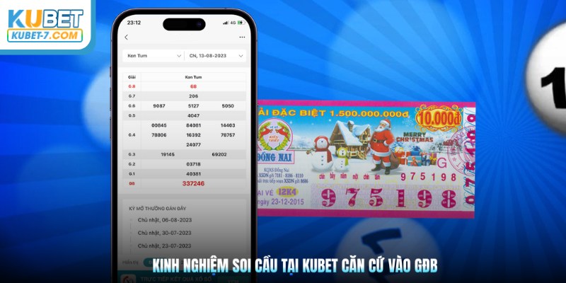 Kinh nghiệm soi cầu tại Kubet căn cứ vào GĐB